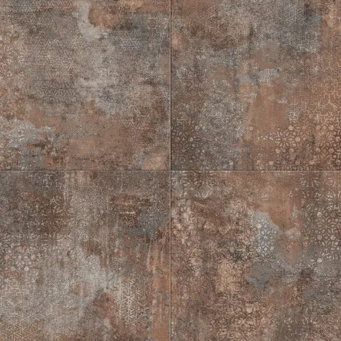 Rusted Stencil Concrete