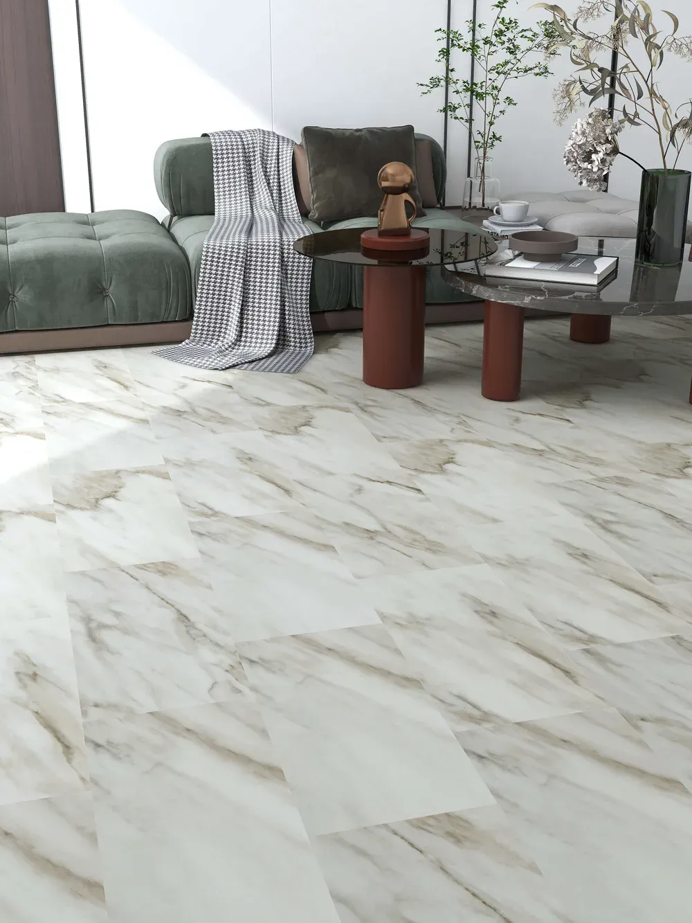 Artisan Calacatta flooring, image 2